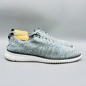 Cole Haan Shoes Mens Size 10 Blue Knit Grand OS OriginalGrand Oxford Lightweight